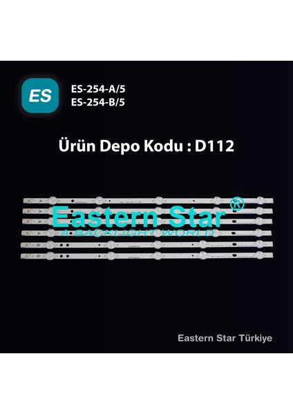 ES-254, Vestel, SVV490A59B_5LED, Vestel 490DRT Vnb, SVV490A32A-5LED, JL.D49051330-078, VES490UNDS-2D-N13, VES490UNDL-2D-N11, Tv LED Bar