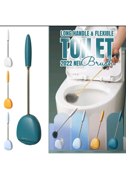 Duvara Monte Yapışkanlı MAVİ Renk Tuvalet Fırçası indirimleri