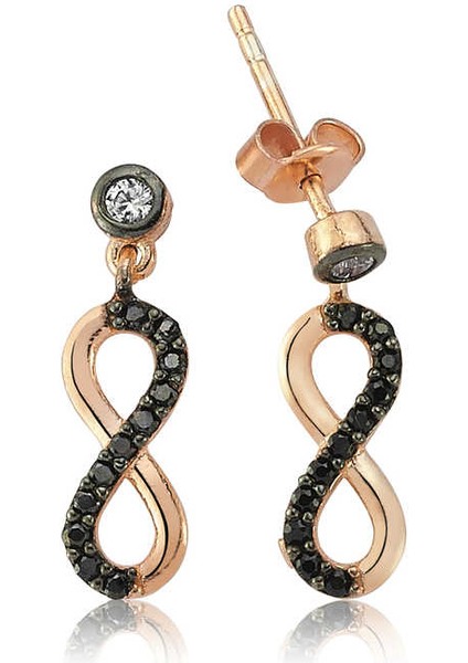 925 Ayar Gümüş Sonsuzluk Çivili Küpe EA0710008 (593593) fiyatları