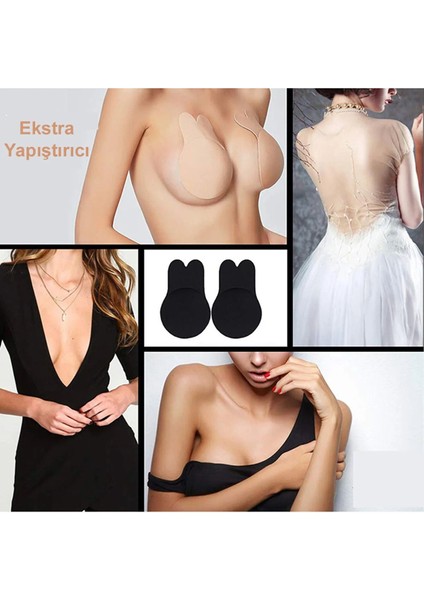Ekstra Yapışkanlı Göğüs Ucu Kapatıcı Toparlayıcı Dikleştirici Silikon Askısız Yapışkan Sütyen fiyatları