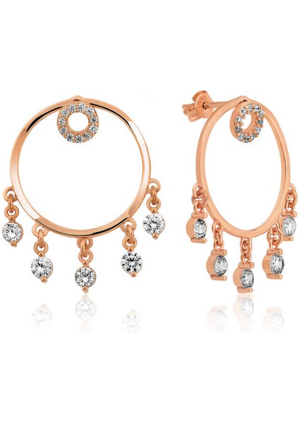 925 Ayar Gümüş Halka Küpe T3931 (593593)