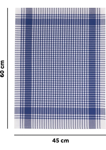 Pöti Kareli 6'lı Kurulama Bezi, Mutfak Havlusu, Servis Peçetesi, Beslenme Örtüsü 45X60 cm indirimleri