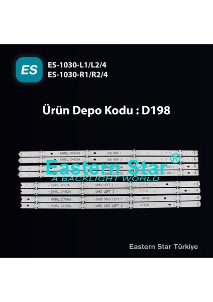 Es-1030, 49uh650v, 49lh590v, 49uh610v, 49” V16.5 Art3, 49” V16 Art3, 49” Lgd Odm Tv Led Bar