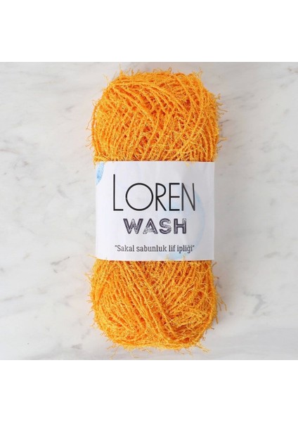 Loren Wash Turuncu El Örgü Ipi - R096 - 34038