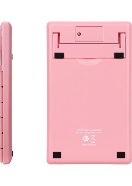 Pembe Orta Boy Masaüstü Hesap Makinesi 12 Hane, Pratik ve Şık Tasarım fiyatları