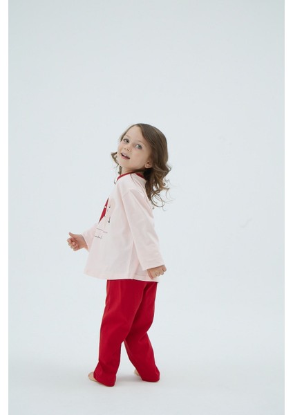 8944 Kız Ç. Baskılı Pijama Takım modelleri