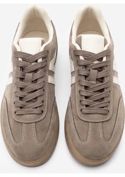 Kadın Sneaker Bağcıklı Düz Taban Spor Ayakkabı Tiyone