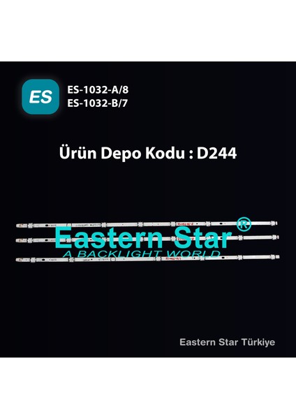 Es-1032, 17dlb40ner2-A, 17dlb40ner2-B, Vestel 395drt Vnb A-Type Rev04, 30091424, Vestel 395drt Vnb B-Type Rev04, 30091425, Tv Led Bar