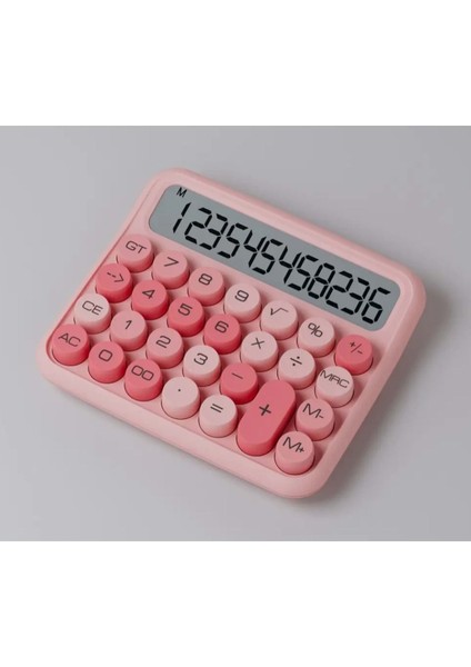 Pembe Hesap Makinesi ZR739 JN-800 Junno, Şık ve Kullanışlı Tasarım