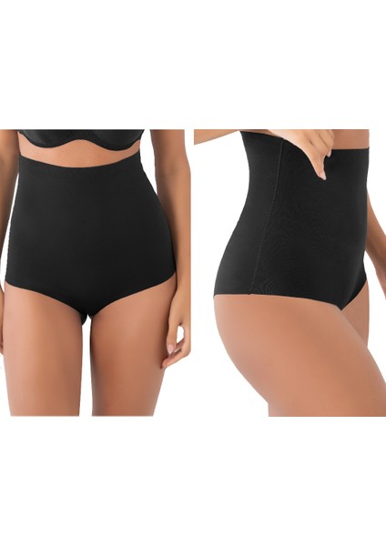 Lazer Kesim Yüksek Bel Slip Korse (2 Beden Küçültür. )