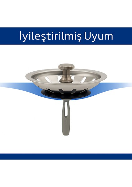 Çöpmak 2 Adet Mutfak Lavabo Sifon Gideri Paslanmaz Metal Tıpa Süzgeci 8 cm – Dayanıklı ve Uyumlu modelleri
