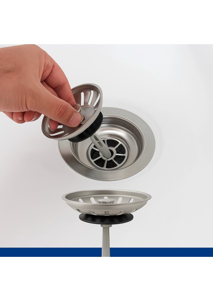 Çöpmak 2 Adet Mutfak Lavabo Sifon Gideri Paslanmaz Metal Tıpa Süzgeci 8 cm – Dayanıklı ve Uyumlu indirimleri