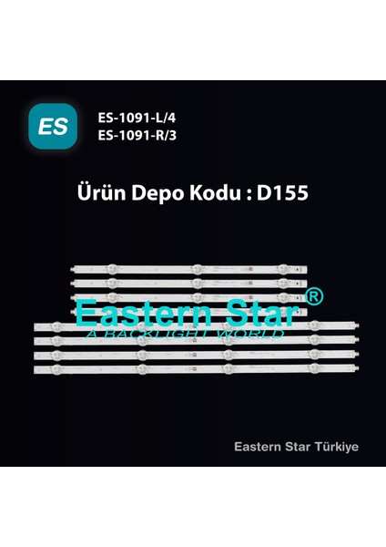 Es-1091, Arçelik_43_Crystal, Zct606, Zxz65600-Aa, Tv Led Bar