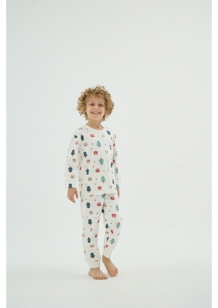 8919 Unısex Çocuk Pijama Takım