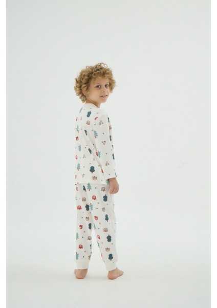 8919 Unısex Çocuk Pijama Takım modelleri