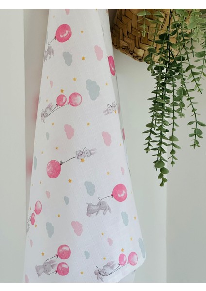 Ftbabycollection %100 Pamuk Müslin Bebek Battaniyesi Oeko-Tex Sertifikalı Müslin Yenidoğan Bebek Battaniyesi 80X90 cm fırsatları