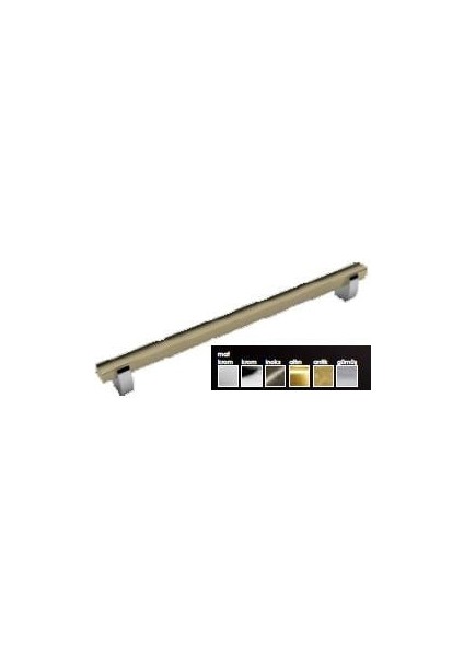 Kulp 765 320 mm Krom Inox