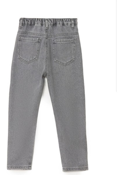 Lcw Kids Gri Beli Lastikli Basic Erkek Çocuk Jean Pantolon modelleri
