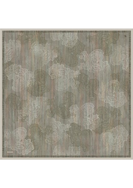 Armine Ipek Eşarp 2026 Kış - 9428-32 Yağ Yeşili Twill fiyatları