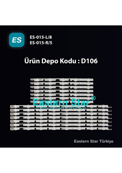 Es-015, Samsung, 2013svs40f, Ue40f6800, Ue40f6510, Ue40f6470, Ue40f6650, Ue40f6640, Ue40f6170, Ue40f6100, Ue40f6340, Ue40f6270, Tv Led Bar