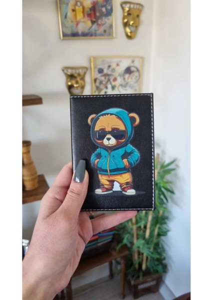 Motorcu Deri Dikişli Ruhsat Kılıfı Kabı Oto Araç Motor Ruhsatlık Ruhsat Koruyucu