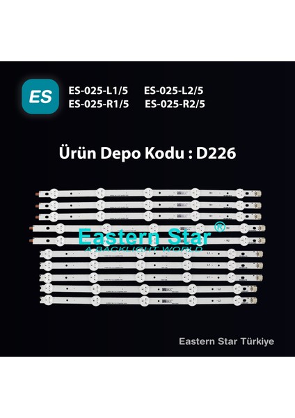 Es-025, Lg, 42la613s, 42la620s, 42ln575s, 42ln577s, 42ln5400, 42ln5406, 42" Row2.1, Tv Led Bar