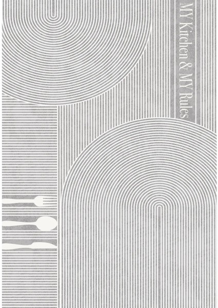 Dijital Kaymaz Yıkanabilir Iskandinav Modern Geometrik Çizgili Kitchen Mutfak Halısı DC-5185 fiyatları