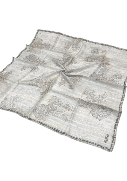 Armine Ipek Eşarp 2026 Kış - 9428-35 Krem Twill fiyatları