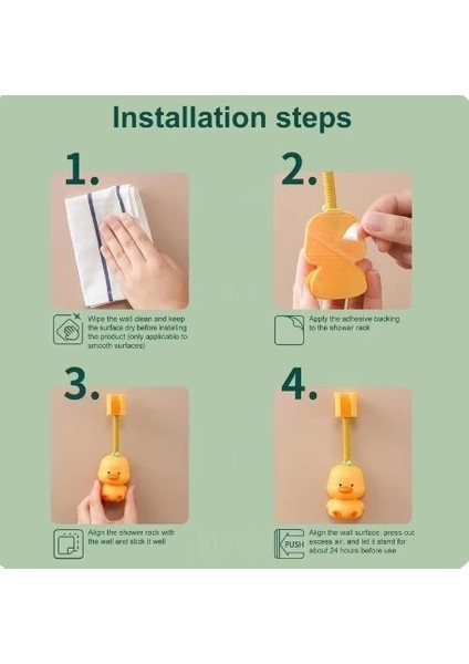 Hayvan Figürlü Duş Başlığı Tutucu modelleri