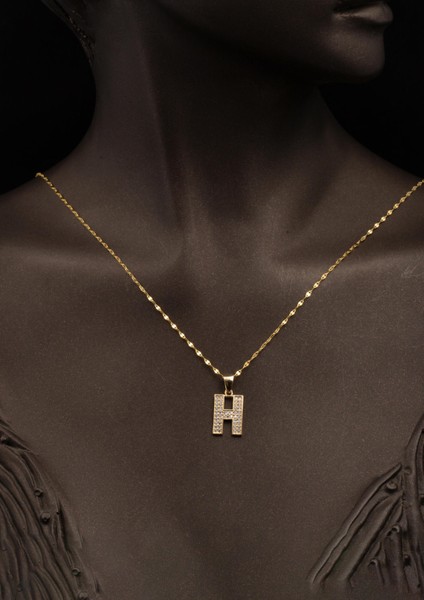 14 Ayar Altın H Harfi Kolye fiyatları