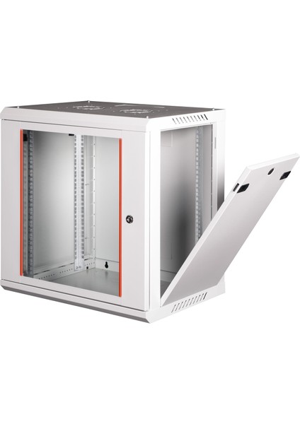 - 12U 19" Duvar Tipi Rack Kabinet – Genişlik: 600 mm | Derinlik: 450 mm – Açık Gri (Demonte) fiyatları