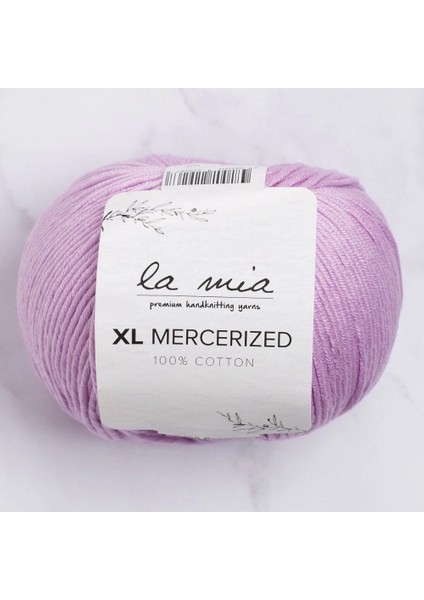 Xl Mercerized Lila El Örgü Ipi - 53 - 33764