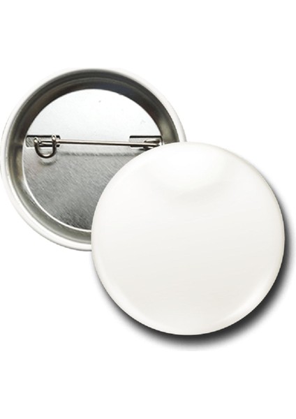 100 Adet Renkli Buton Rozet, Ø 58 Mm, Uv Baskıya Uygun, Dayanıklı ve Şık Tasarım