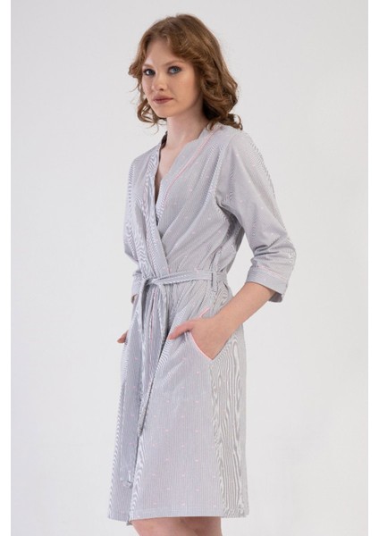 Pamuklu Kadın 3/4kol Sabahlık , 408027 modelleri