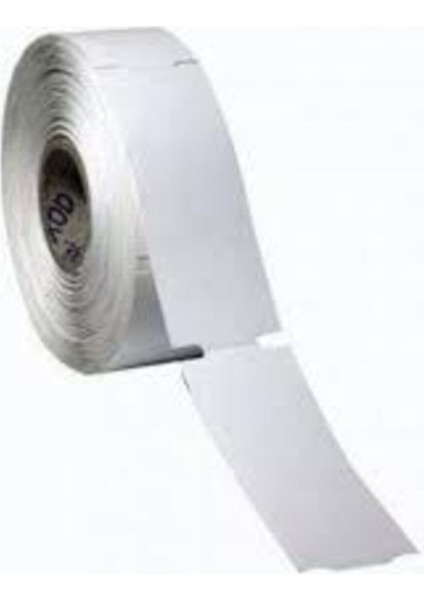 38X100 mm Dikey Raf Etiketi, 10'lu Paket, Kolay Yapışkanlı ve Dayanıklı Kullanım
