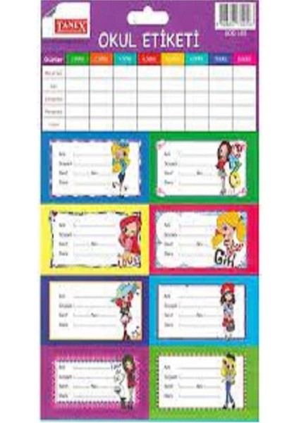 Ders Programlı Kız Okulu Etiketi, Öğrenci Takip ve Düzenleme Aracı