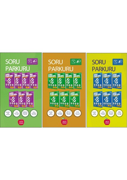 Newton 8. Sınıf Matematik+Fen B.+Inkılap Soru Parkuru ((20 Fasikül)