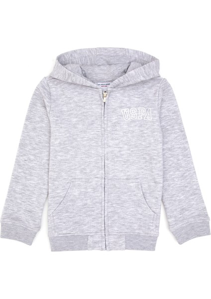 Kız Çocuk Açık Gri Melanj Sweatshirt 50316837-VR091