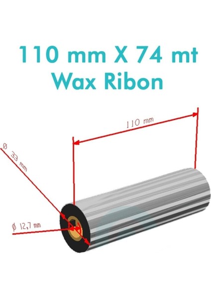 Ribon 110X74 mt Wax, 20'li Paket, Kaliteli ve Dayanıklı Ürün fiyatları