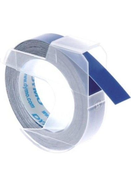 Mavi 3D Kabartma Şerit 9MMX3M, 10'lu Paket