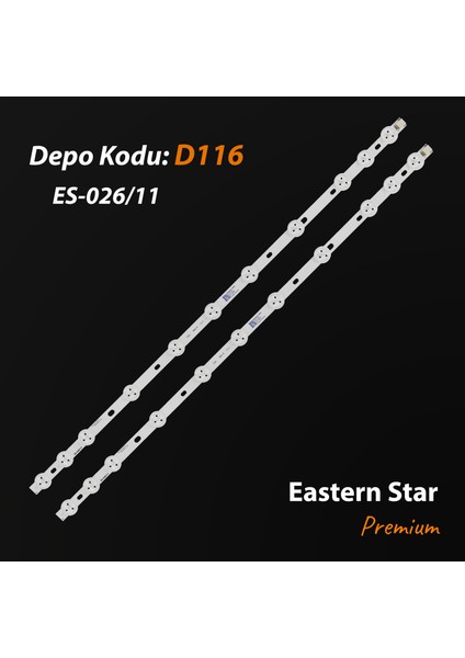 ES-026, Vestel, 32'', 11 Ledli, Lg Innotek 32" Ndv Rev0.0, Vestel 32 Inch Rev0.2, 32'' Ndv Rev1.1, JL.D320B1235-078CS-C, Tv LED Bar