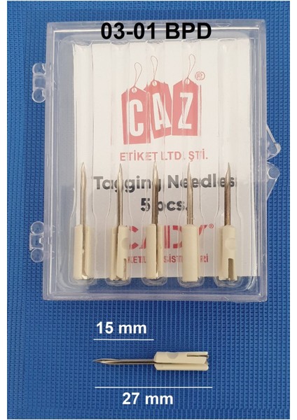 Ince Beyaz Plastik Dipli Iğne 5'li Paket, Hafif ve Dayanıklı Ürün