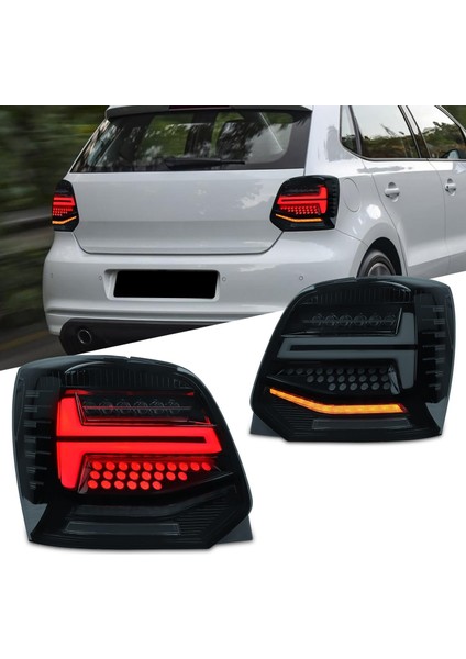 Vw Polo 6r 09.14 Animasyonlu Füme Ledli Arka Stop Lambası