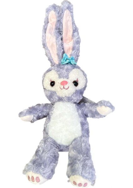 Sevimli Peluş Tavşan Uyku Arkadaşım Hediyelik Peluş Tavşan Kulak Dahil 50 cm