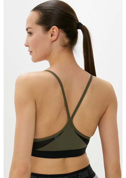 Dri Fit Indy V Neck Light Support Womens Bra Khaki Kadın Sporcu Sütyeni Haki fiyatları