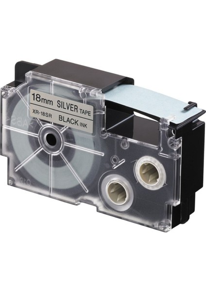 Gümüş ve Siyah Renkli Etiket Yazıcı Kartuşu, Yüksek Kalite Baskı