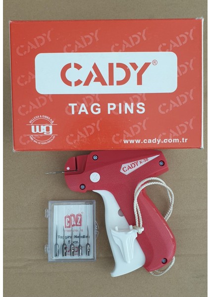 Naylon T-End Kılçığı, Tabanca ve Iğne Seti, 10.000 Adet, Kullanışlı ve Çok Yönlü Ürün.