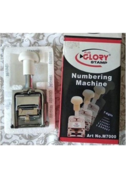 7 Haneli Numaratör Güçlü ve Dayanıklı, Kullanışlı ve Güvenilir Tasarım