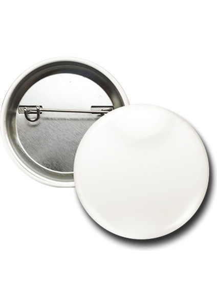 250 Adet Küçük Yuvarlak Rozet, Uv Baskıya Uygun, 44 mm Çap.