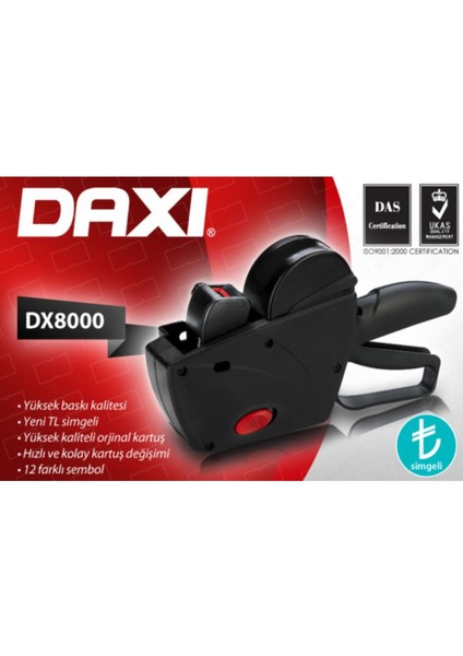 8 Haneli Etiket Makinesi ile Hızlı ve Kolay Işaretleme Araçları